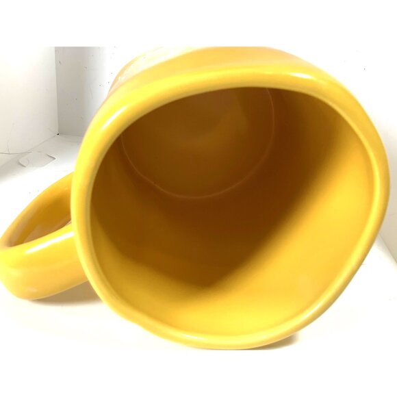 Coffee Mug Rae Dunn "Hello Sunshine" Yellow 18 Ounces 5” Tall 3” Wide - Picture 7 of 8